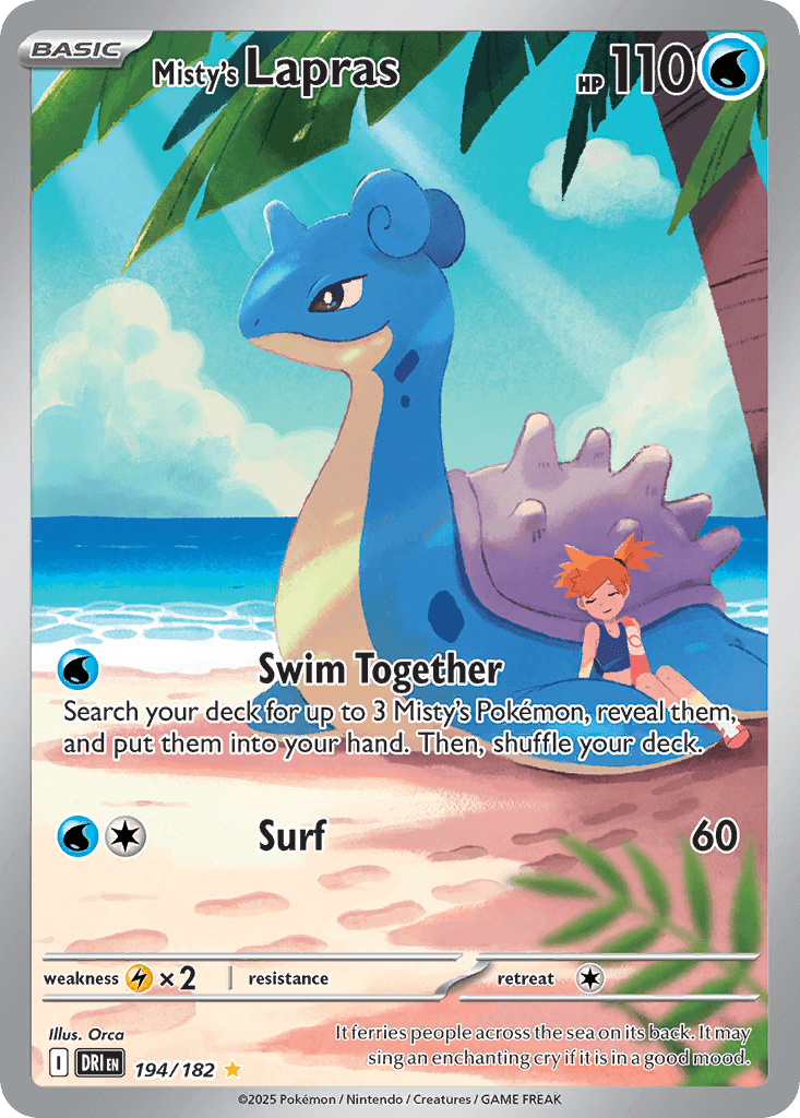 Misty's Lapras