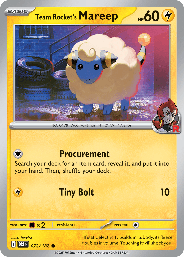Team Rocket's Mareep