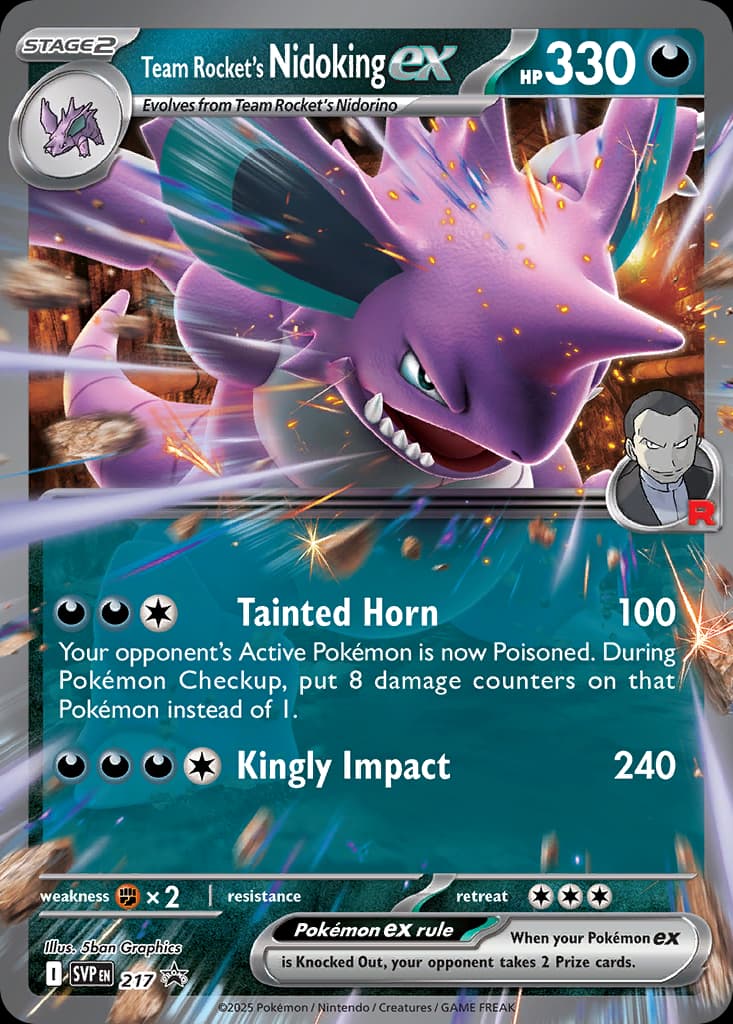 Team Rocket's Nidoking ex