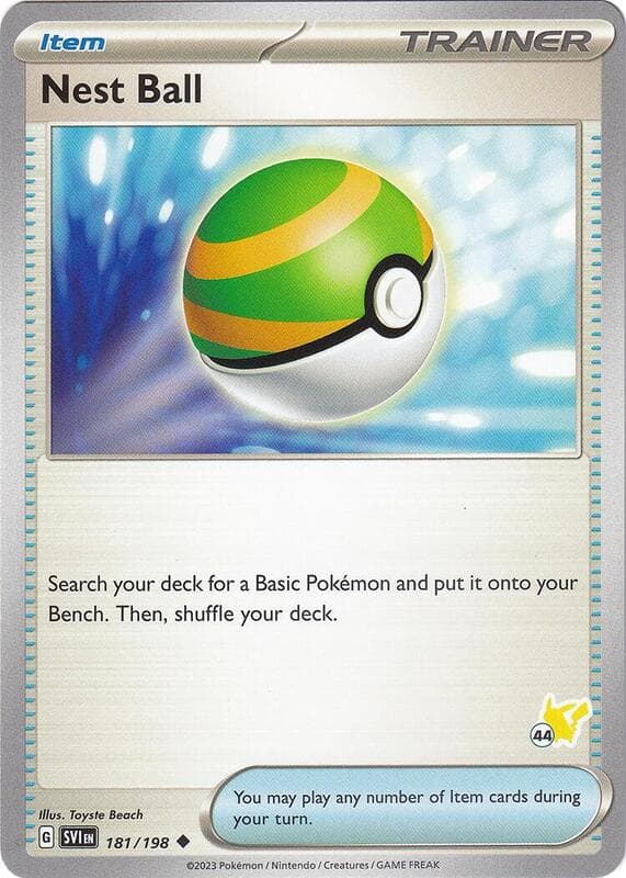 Nest Ball - Pikachu
